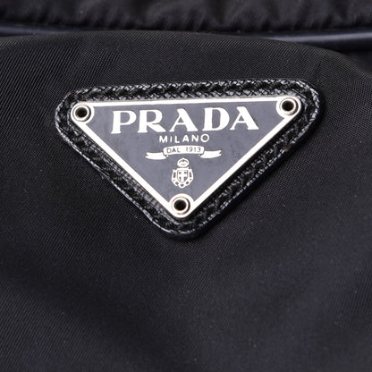 Prada Tessuto Nylon Saffiano Duffle Black 6 of 7