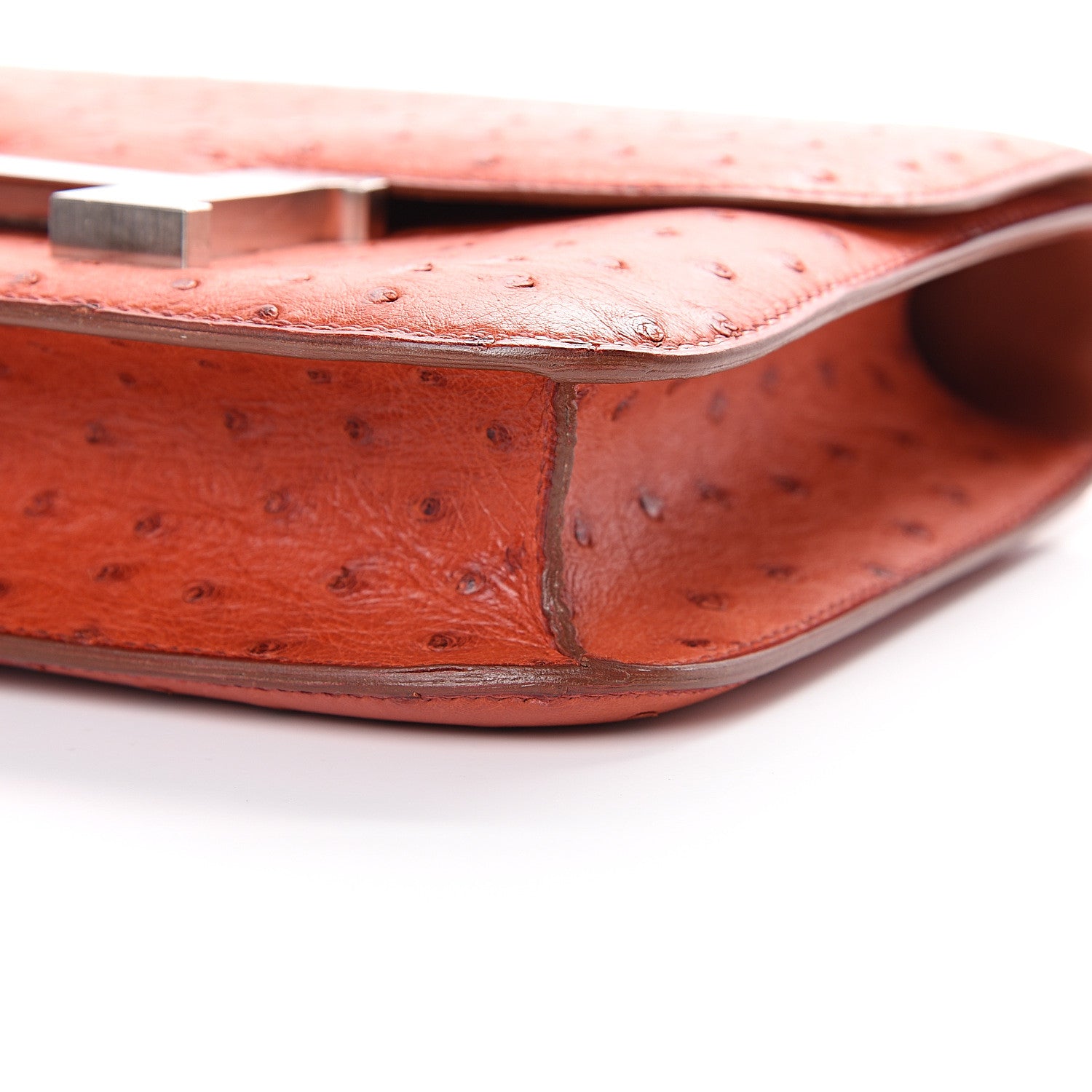 Hermes Ostrich Constance 23 Brique 9 of 23
