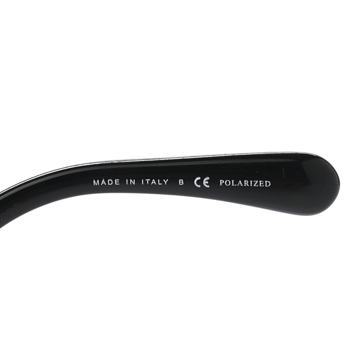 Acetate Strass Square Sunglasses 5422 Black