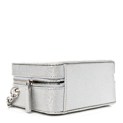Chanel Metallic Caviar Quilted Camera Bag Silver 5 of 12