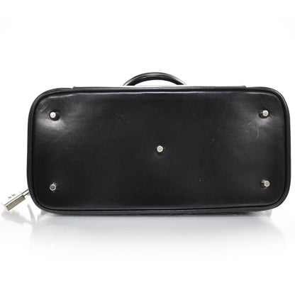 Prada Tessuto Nylon Leather Travel Tote Nero Black 5 of 10