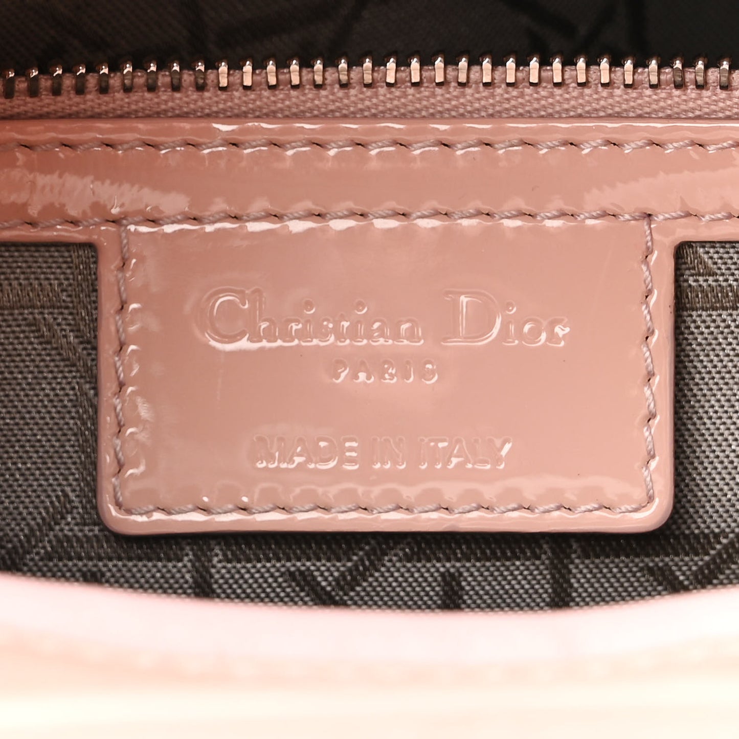 Patent Cannage Large Lady Dior Light Pink