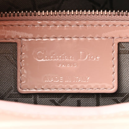 Christian Dior Patent Cannage Large Lady Dior Light Pink 6 of 12