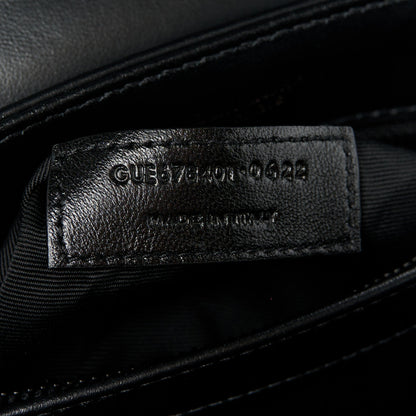 Saint Laurent Calfskin Y Quilted Monogram Monochrome Toy Loulou Crossbody Bag Black 8 of 11