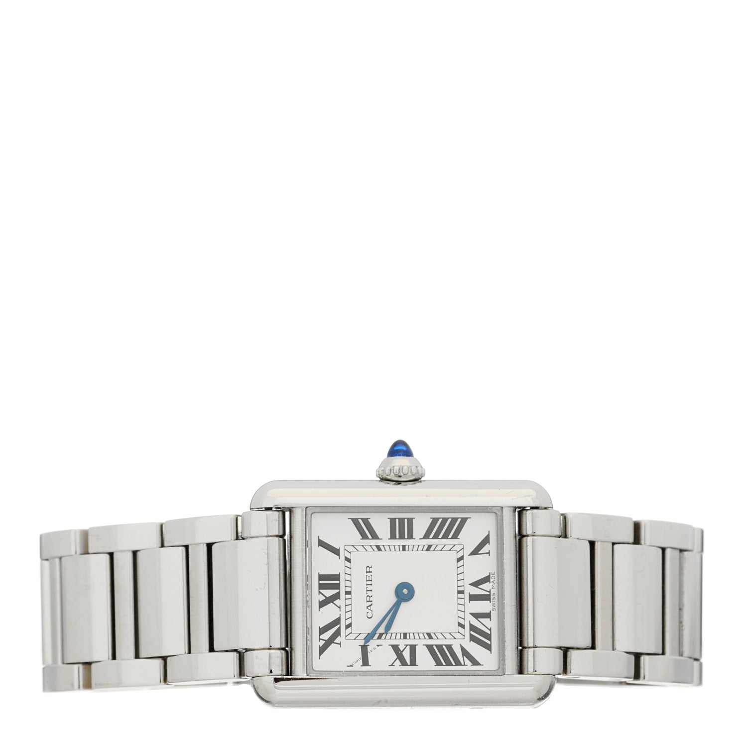 Cartier Stainless Steel 22mm Tank Must Quartz Watch 3 of 8