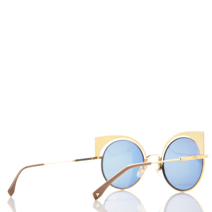Fendi Sunglasses Eyeshine FF 0177/S Pink Gold | 3 of 7