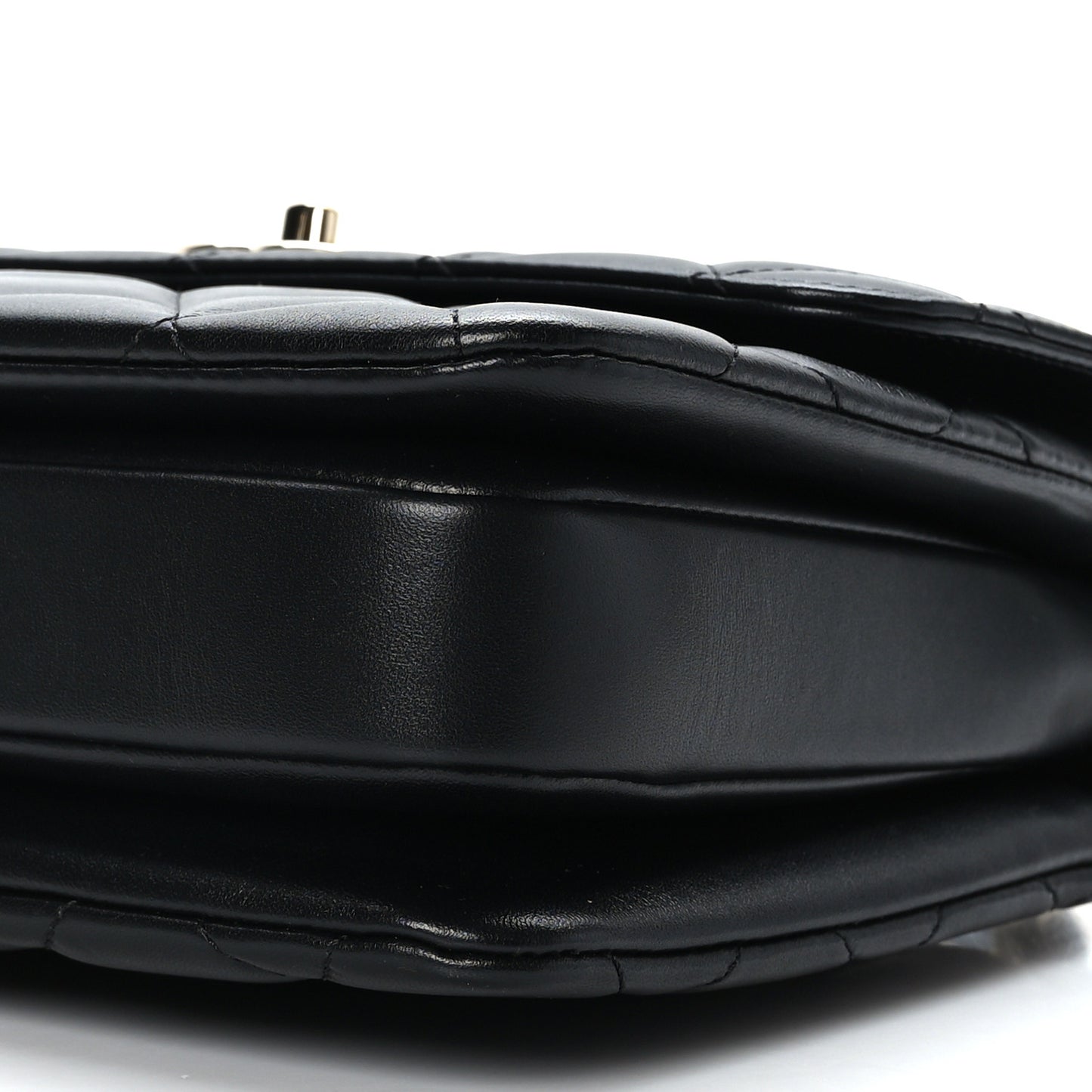 Lambskin Quilted Small Trendy CC Dual Handle Flap Bag Black