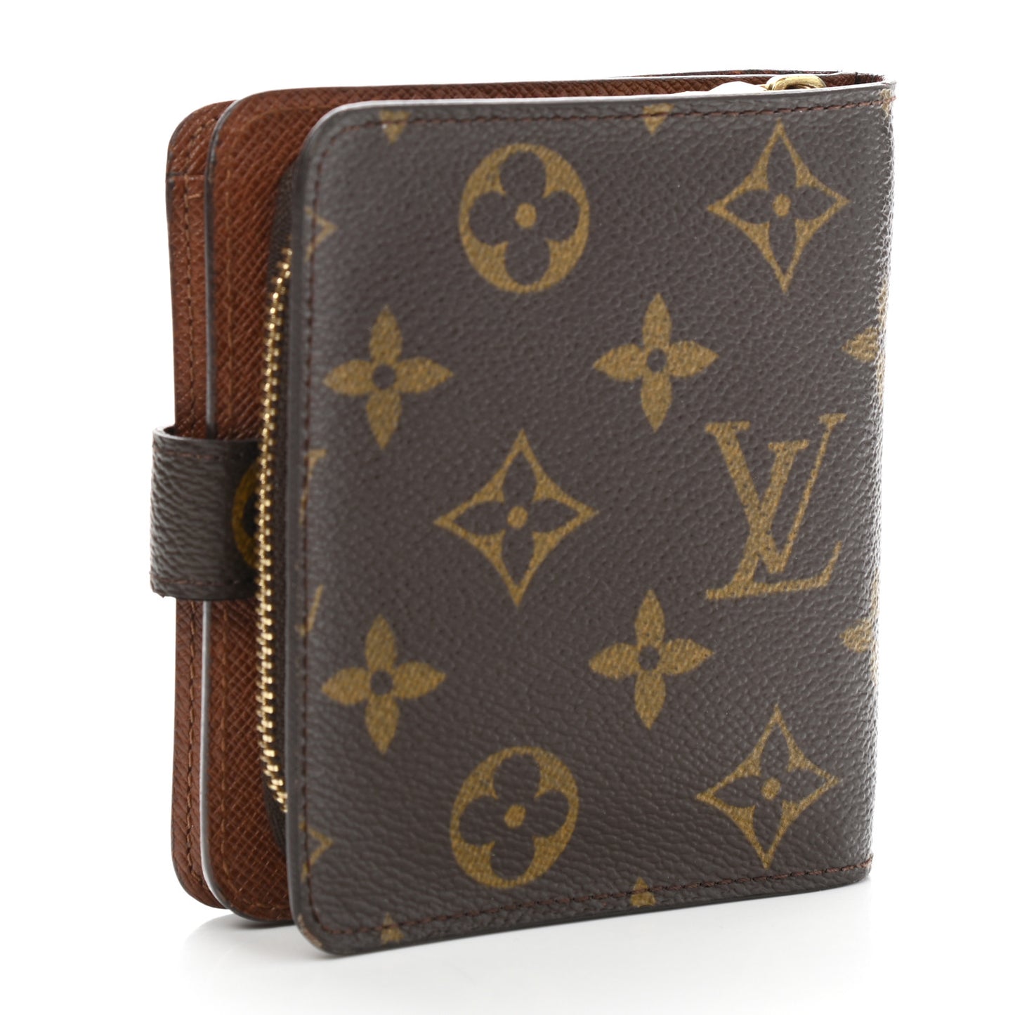 Monogram Compact Zippe Zipped Wallet