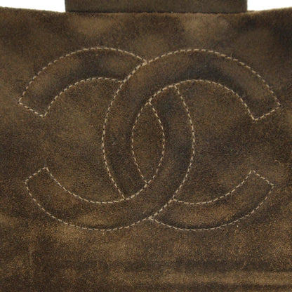 Chanel Suede Backpack Brown 10 of 11
