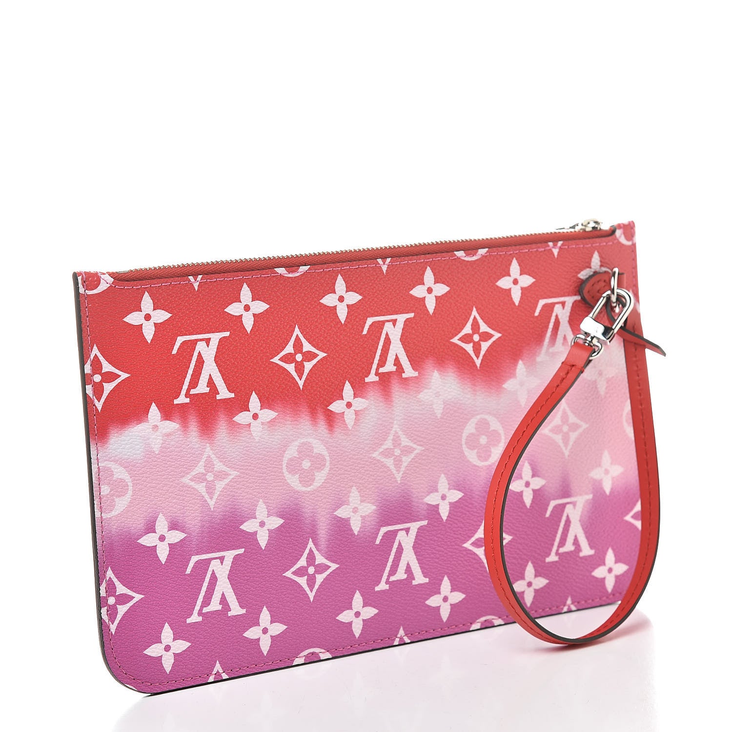 Louis Vuitton Monogram Escale Neverfull MM GM Pochette Red 3 of 8