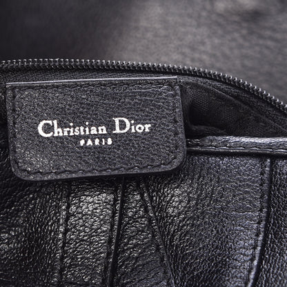 Christian Dior Calfskin Saddle Bag Black 6 of 10
