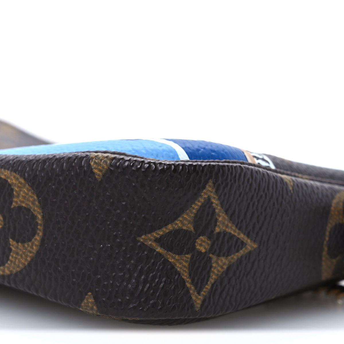 Louis Vuitton Monogram 2019 Christmas Animation Mini Venice Pochette Accessories Blue 10 of 10