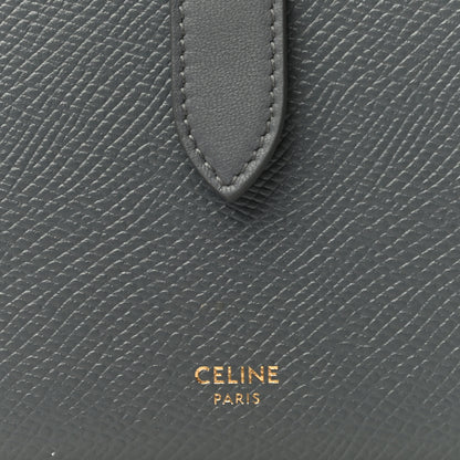 Celine Grained Calfskin Medium Multifunction Strap Wallet Grey 6 of 15