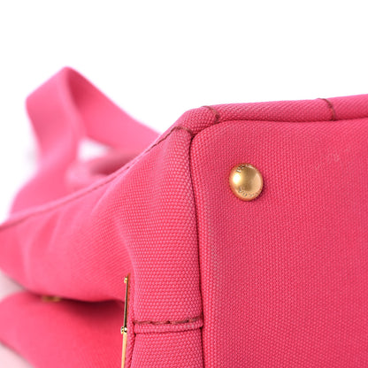 Prada Canapa Small Logo Tote Peonia 10 of 13