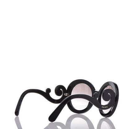 Prada Baroque Sunglasses SPR 27N Black 4 of 7