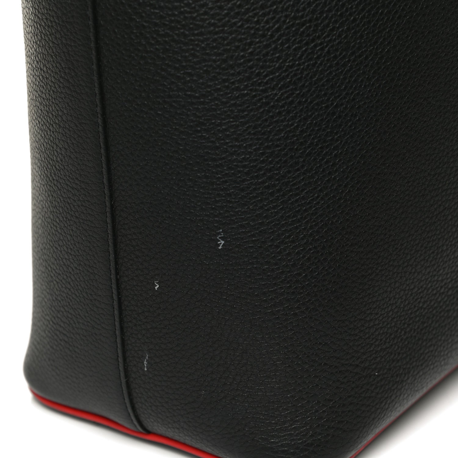 Christian Louboutin Calfskin Spikes East West Cabata Tote Black 10 of 15