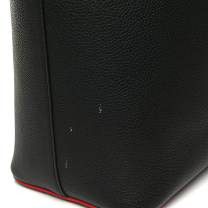 Christian Louboutin Calfskin Spikes East West Cabata Tote Black 10 of 15
