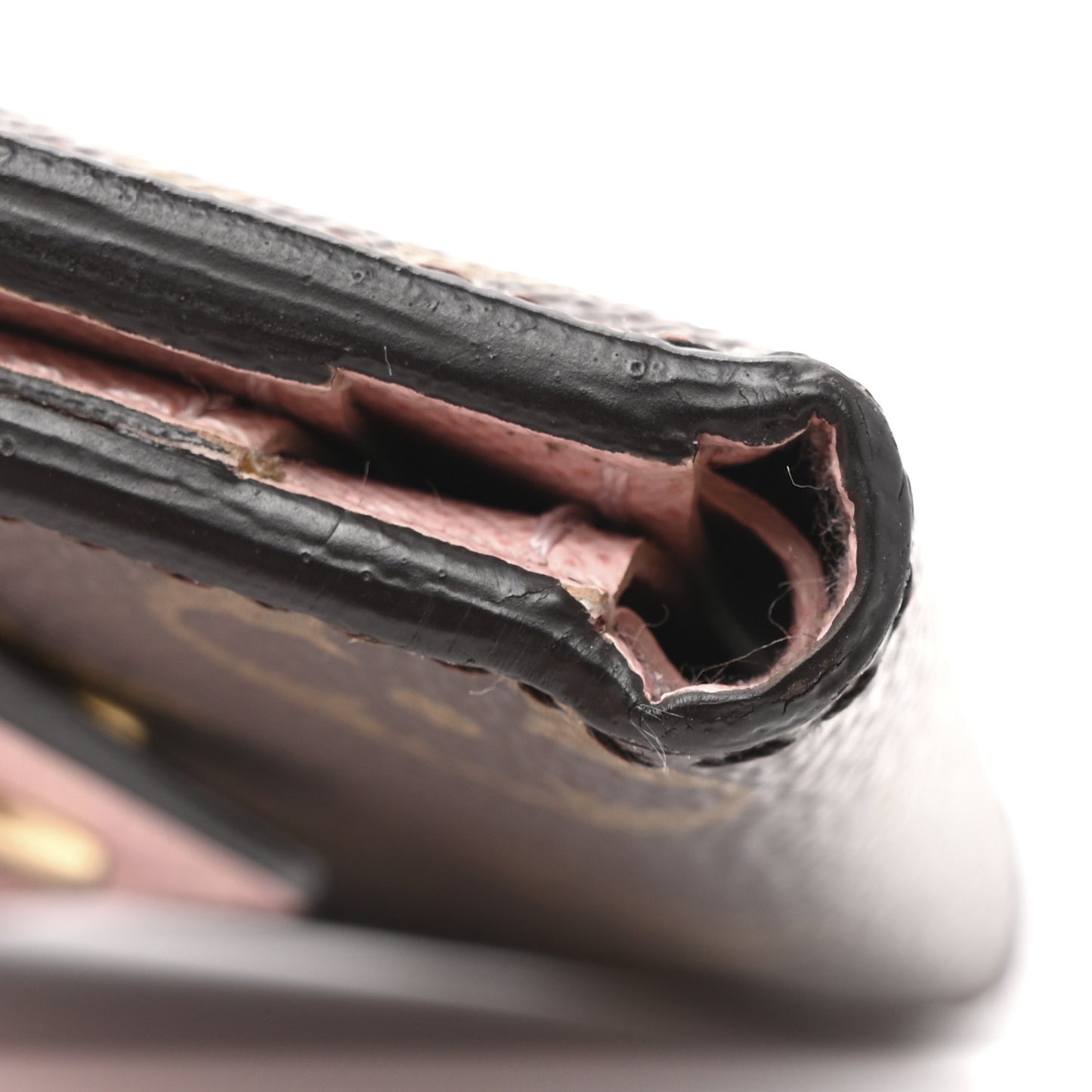 Monogram Zoe Wallet Rose Ballerine