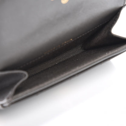 Chanel Lambskin Quilted Card Holder Grey 5 of 8