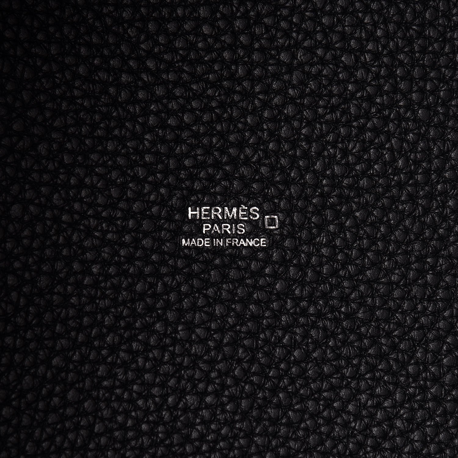 Hermes Taurillon Clemence Matte Alligator Picotin Lock Touch 22 MM Black 6 of 10