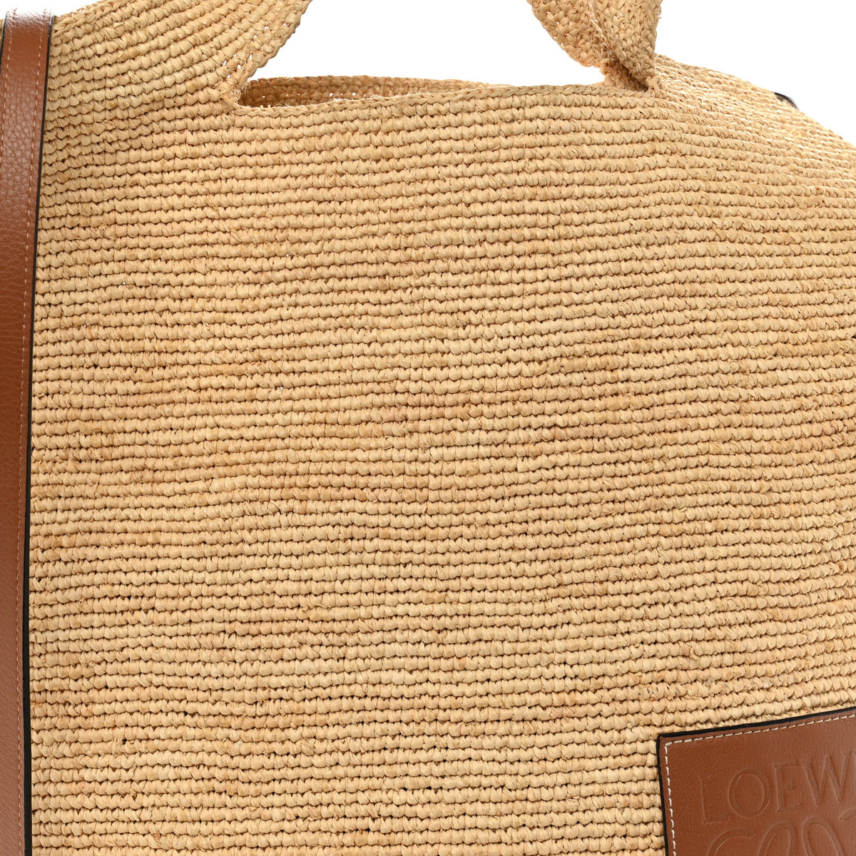 Loewe Raffia Paula's Ibiza Slit Tote Bag Natural Tan 12 of 17