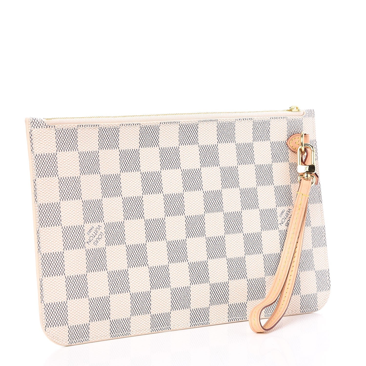 Louis Vuitton Damier Azur Neverfull MM GM Pochette 3 of 8