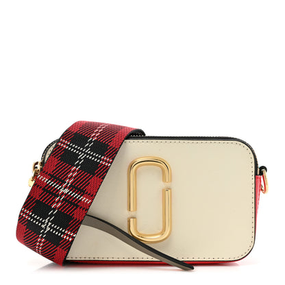 Marc Jacobs Saffiano Small Snapshot Camera Bag Porcelain Multi 1 of 10
