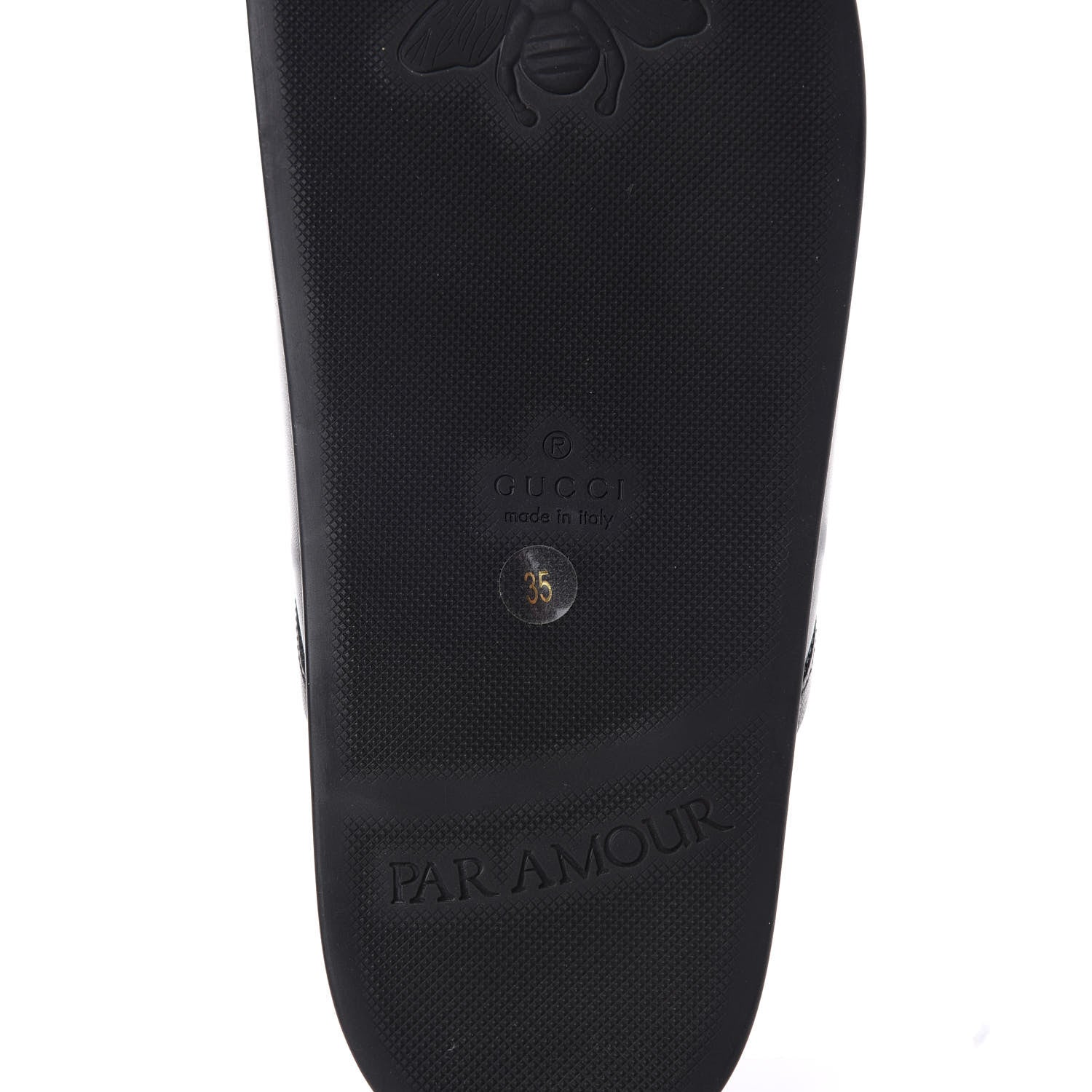 Gucci Malaga Kid Womens Horsebit River Slippers 35 Black 8 of 10