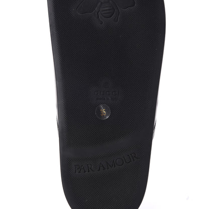 Gucci Malaga Kid Womens Horsebit River Slippers 35 Black 8 of 10
