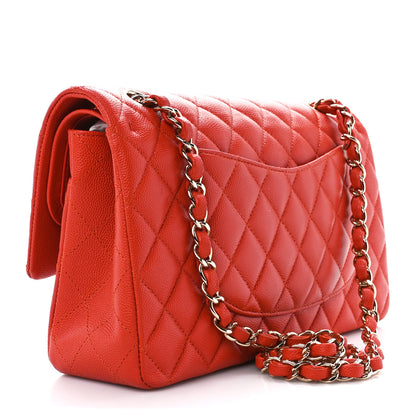 Chanel Caviar Quilted Medium Double Flap Red 3 of 11