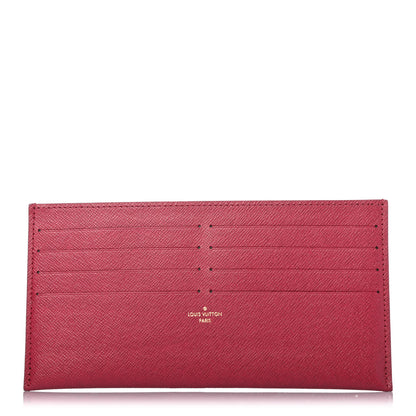 Louis Vuitton Calfskin Felicie Card Holder Insert Fuchsia 1 of 4