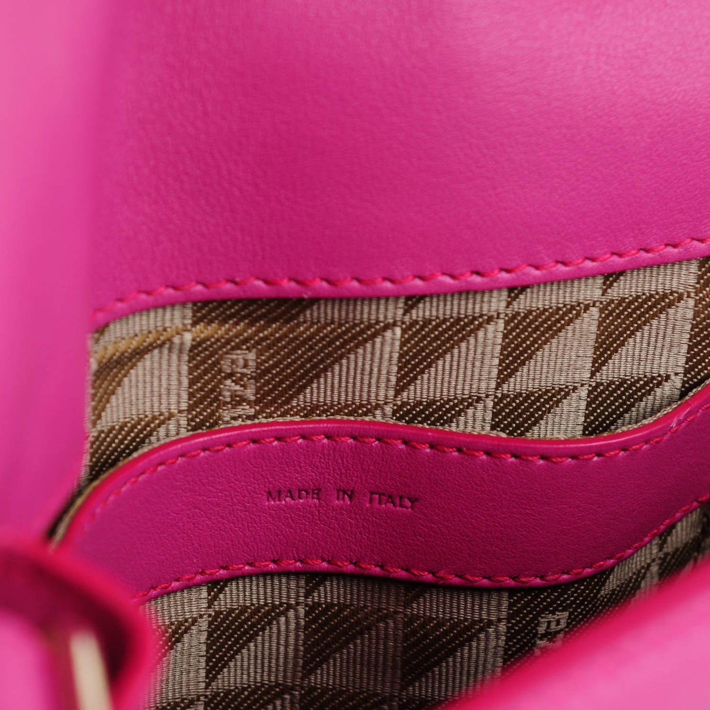 Smooth Calfskin Tiny PS11 Classic Shoulder Bag Fuxia