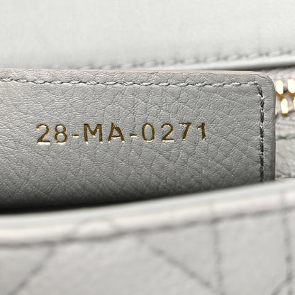 Christian Dior Calfskin Cannage Small Caro Bag Grey 7 of 12