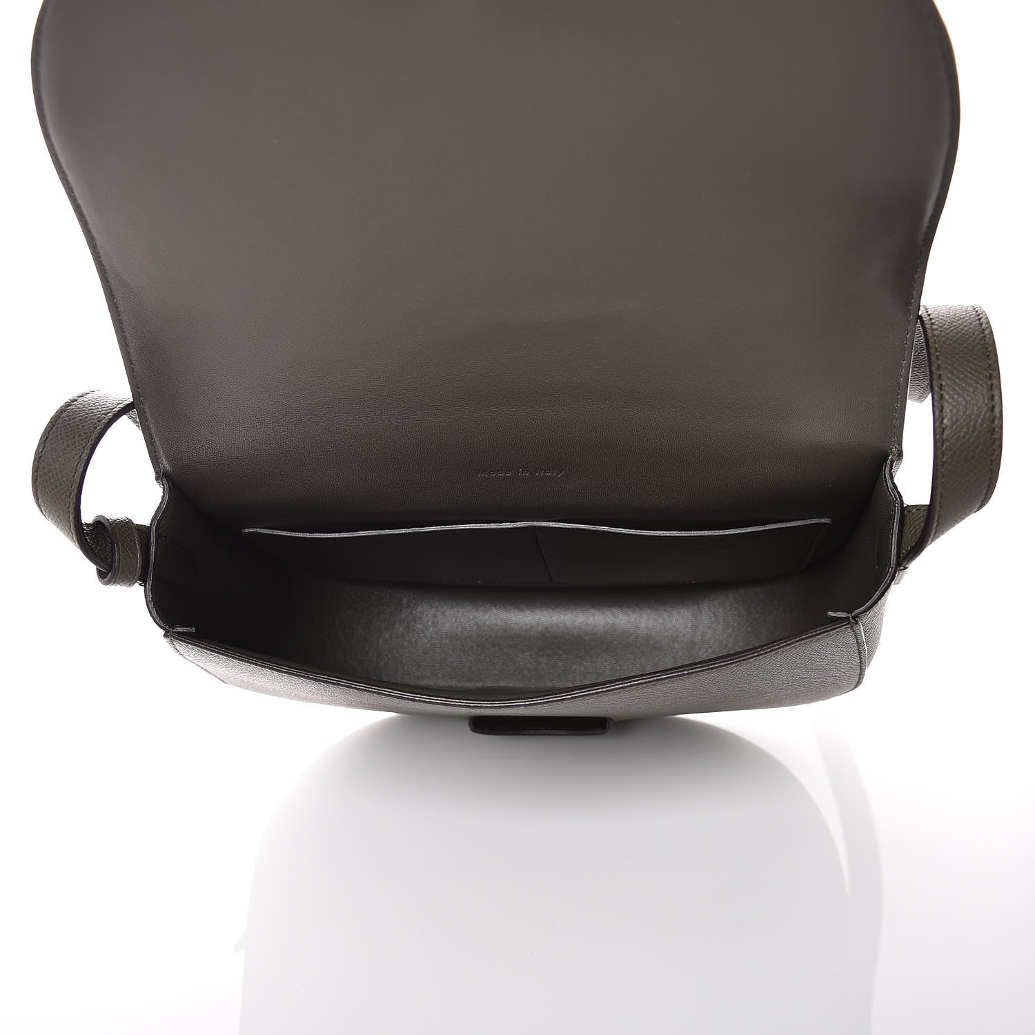 Celine Grained Calfskin Compact Trotteur Stone 6 of 7