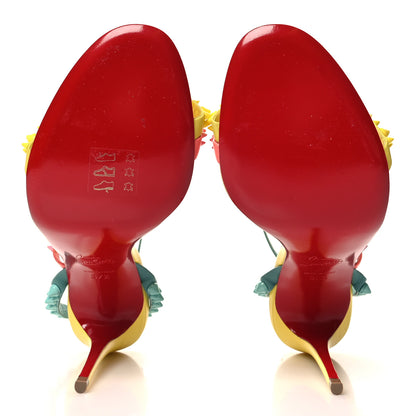 Christian Louboutin Nappa Spikes Mafaldina 100 Sandals 37.5 Version Multi 5 of 10
