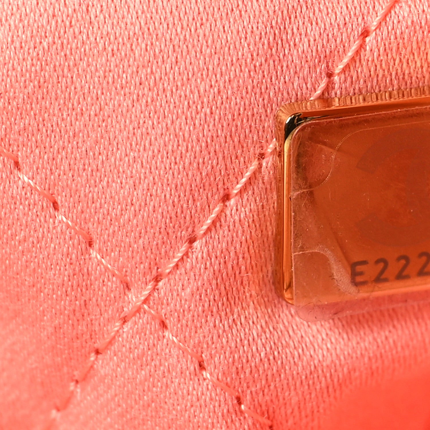 Chanel Shiny Calfskin Quilted Chanel 22 Light Orange 8 of 11