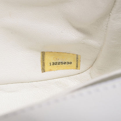 Chanel Caviar Jumbo Single Flap White 8 of 8