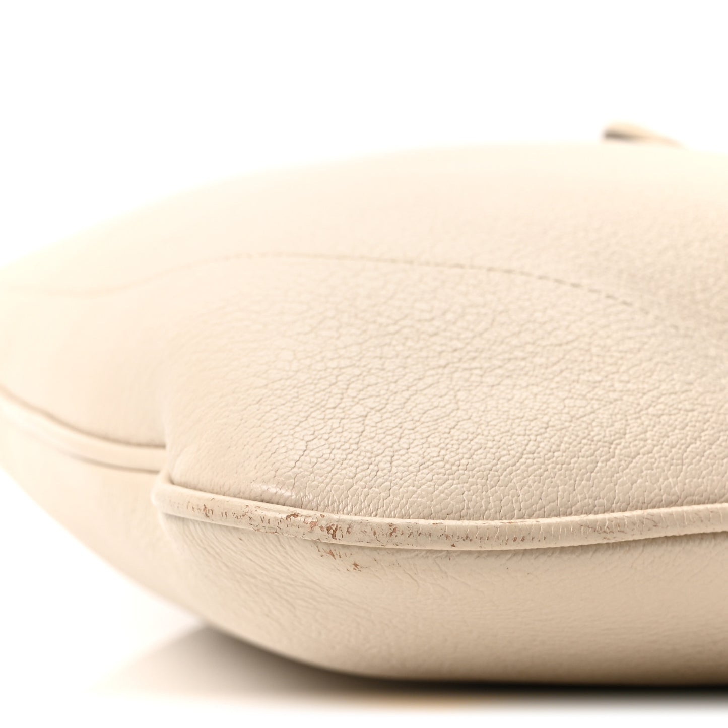 Goatskin Large Aphrodite Shoulder Bag Mystic White