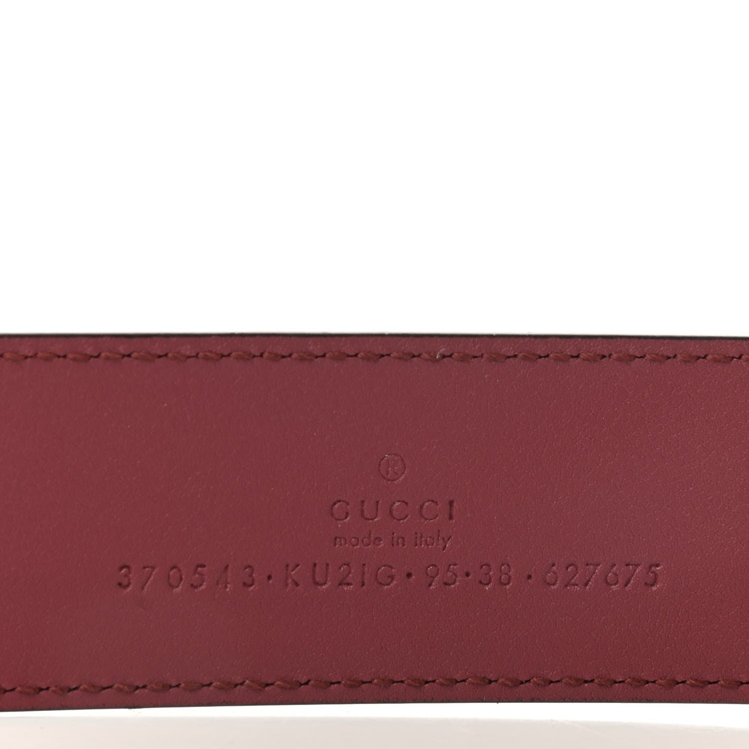 Gucci GG Supreme Monogram Blooms Moon Calfskin Interlocking G 37mm Belt 95 38 Beige Ebony Multicolor Dry Rose 5 of 6
