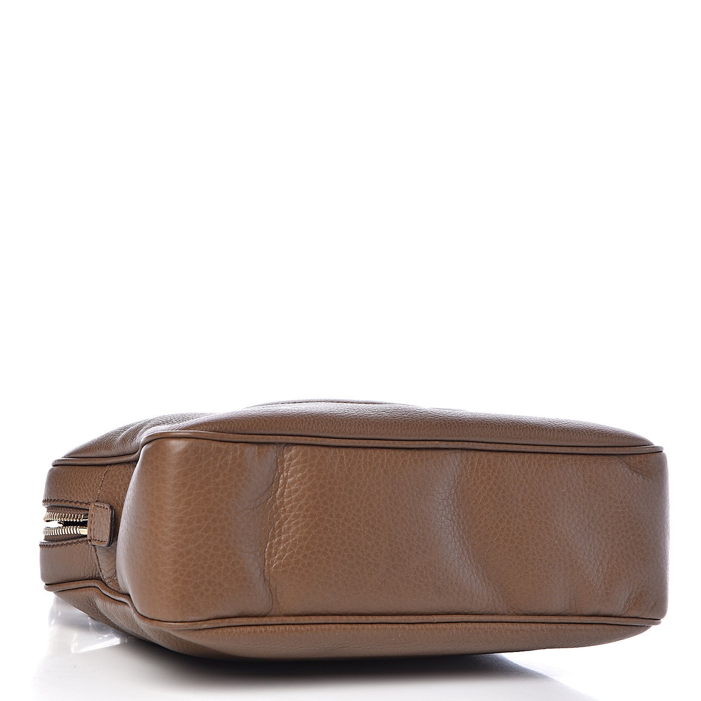 Pebbled Calfskin Small Soho Bowler Maple Brown
