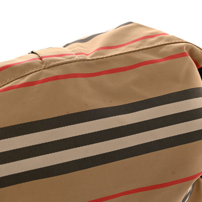 Burberry Econyl Icon Stripe Phoebe Drawcord Pouch Archive Beige 10 of 10