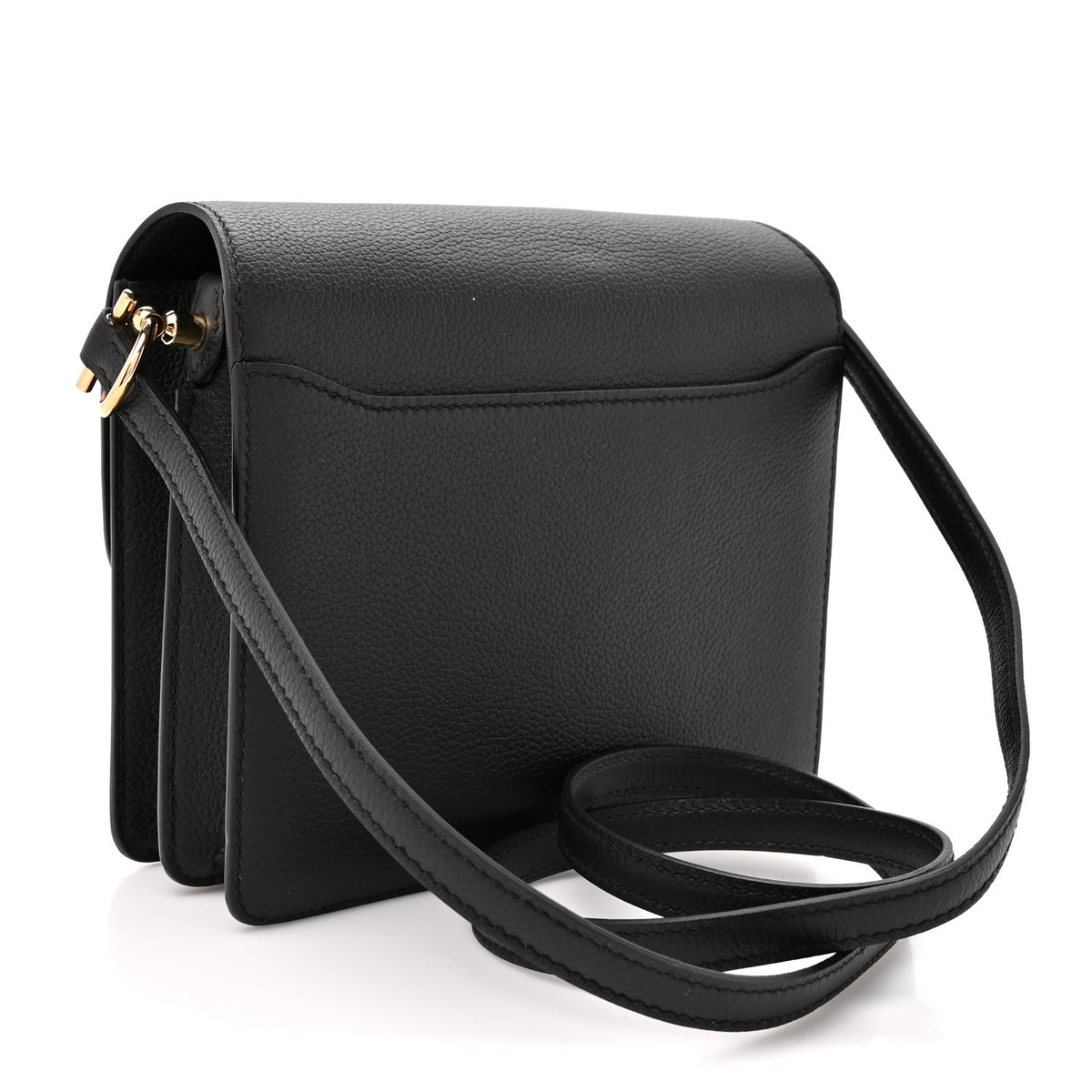 Hermes Evergrain Mini Sac Roulis Black 2 of 10