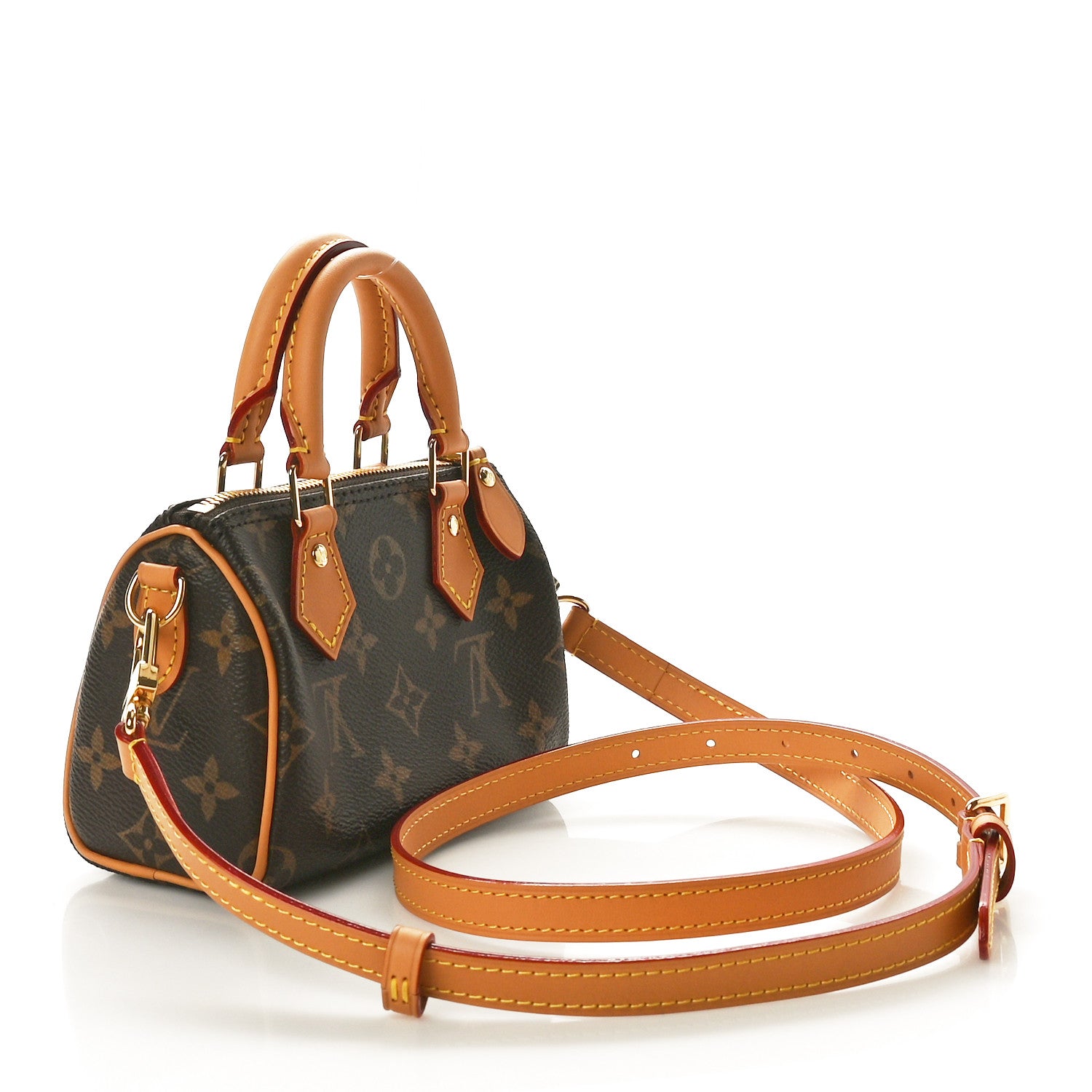Louis Vuitton Monogram Nano Speedy Bandouliere 3 of 10