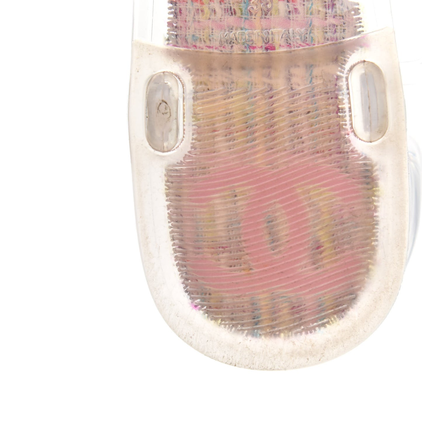 Jelly Camellia Thong Sandals 39 Light Pink Multicolor