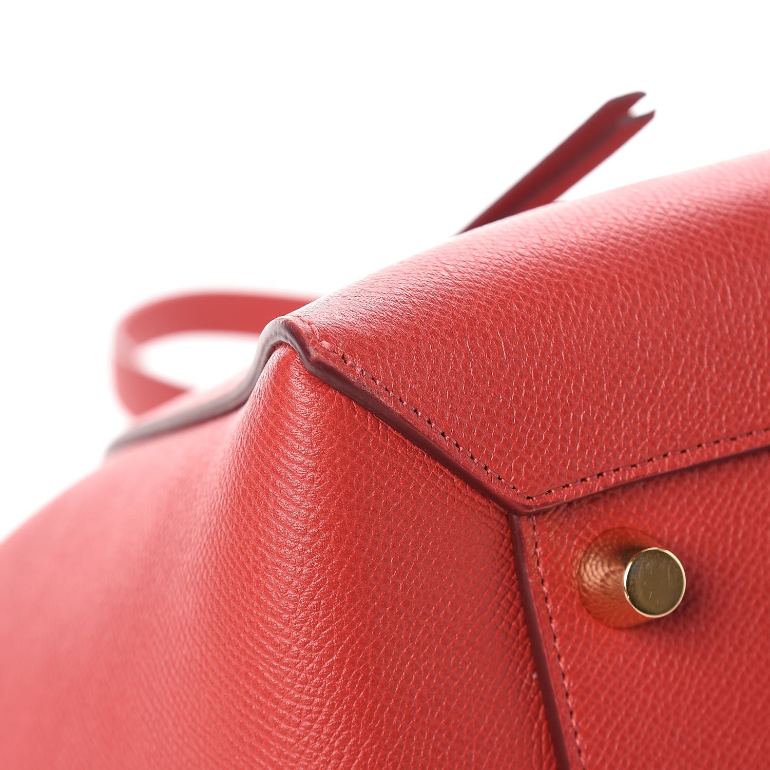 Celine Grained Calfskin Mini Belt Bag Coquelicot 12 of 13