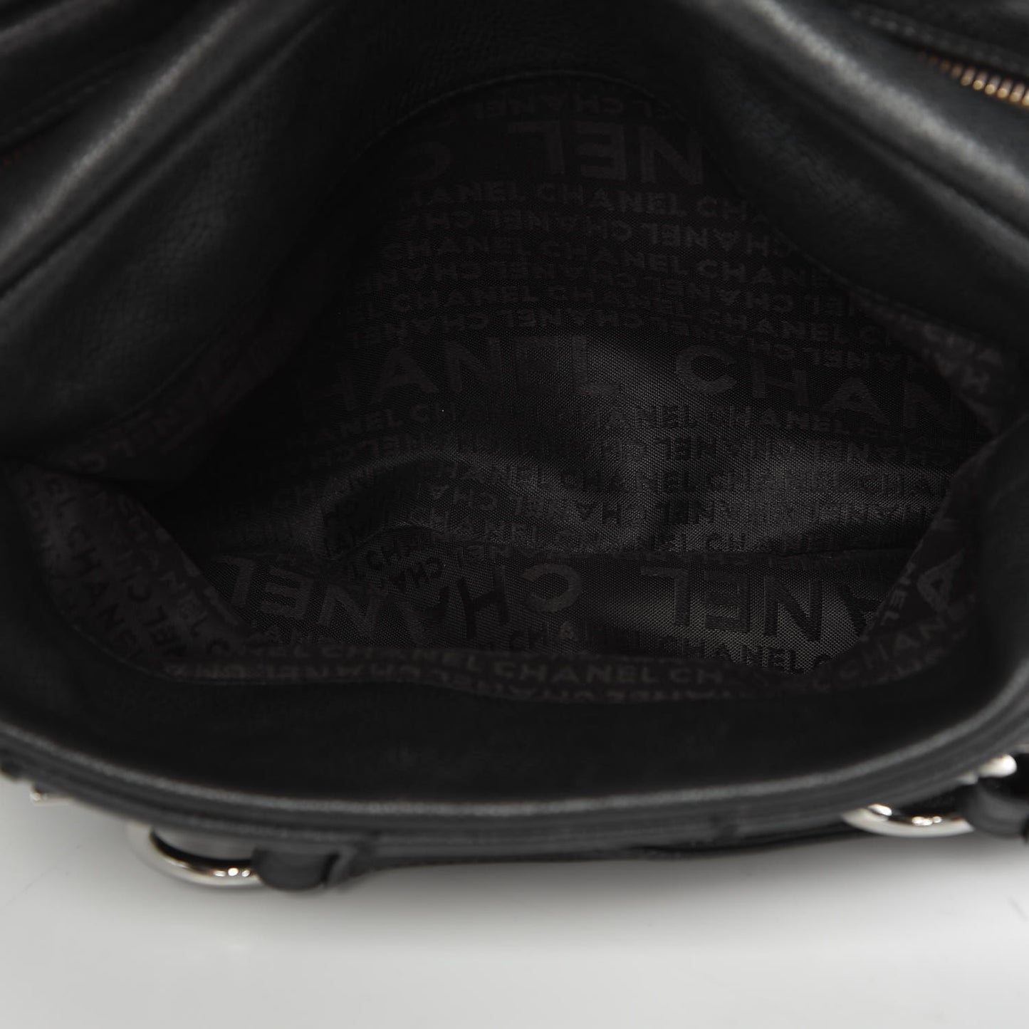 Caviar Square Stitched Bowler Black