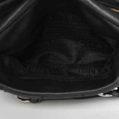 Chanel Caviar Square Stitched Bowler Black 7 of 20