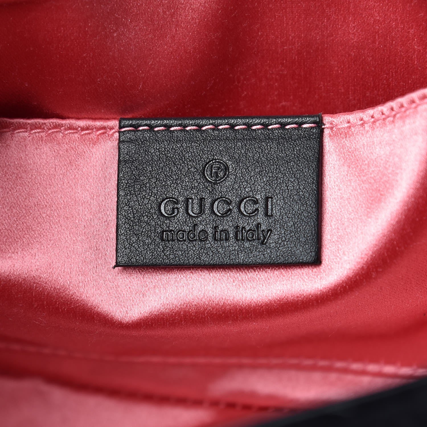 Gucci Velvet Matelasse Mini GG Marmont Shoulder Bag Black 6 of 7