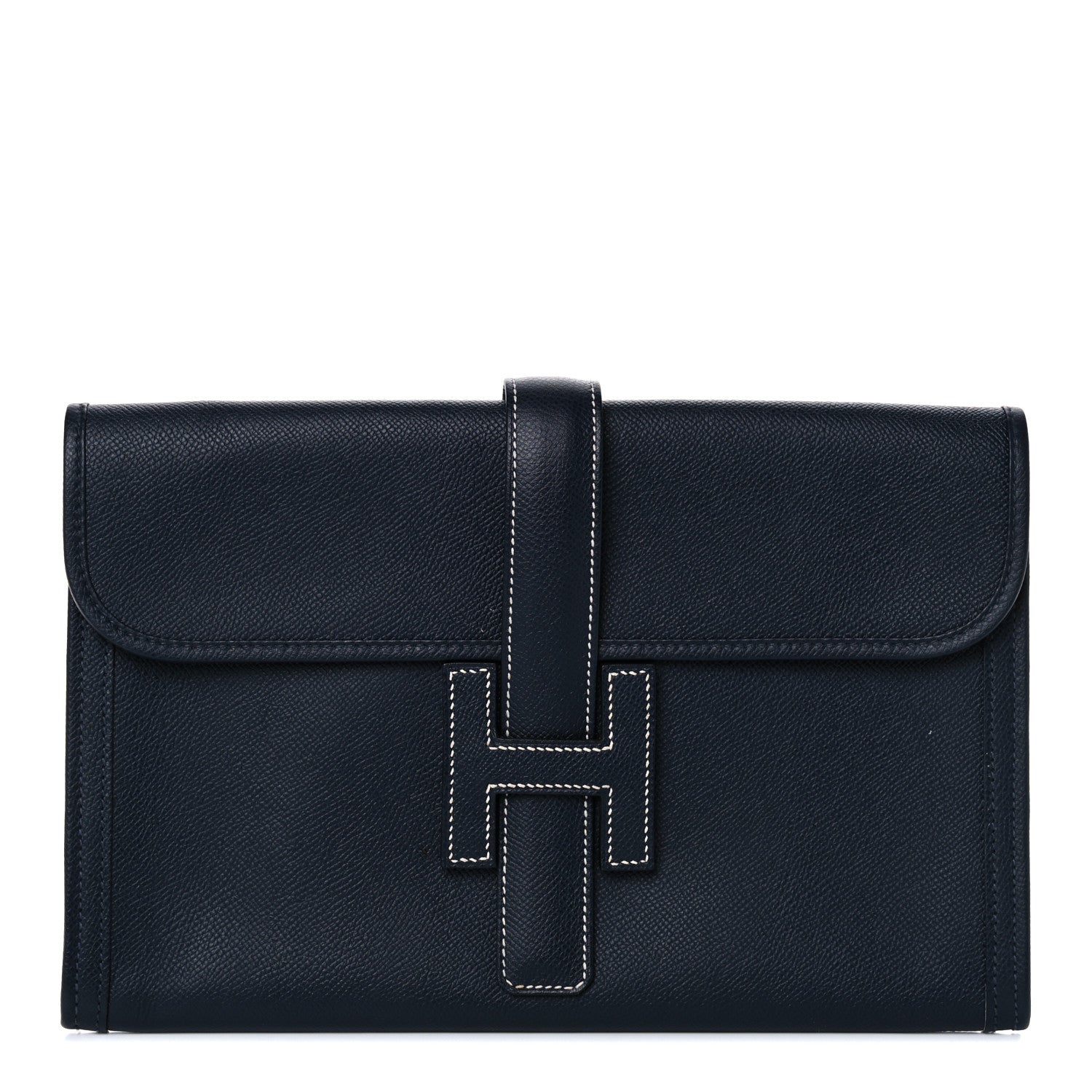 Hermes Epsom Jige PM Clutch Bleu Nuit 1 of 16