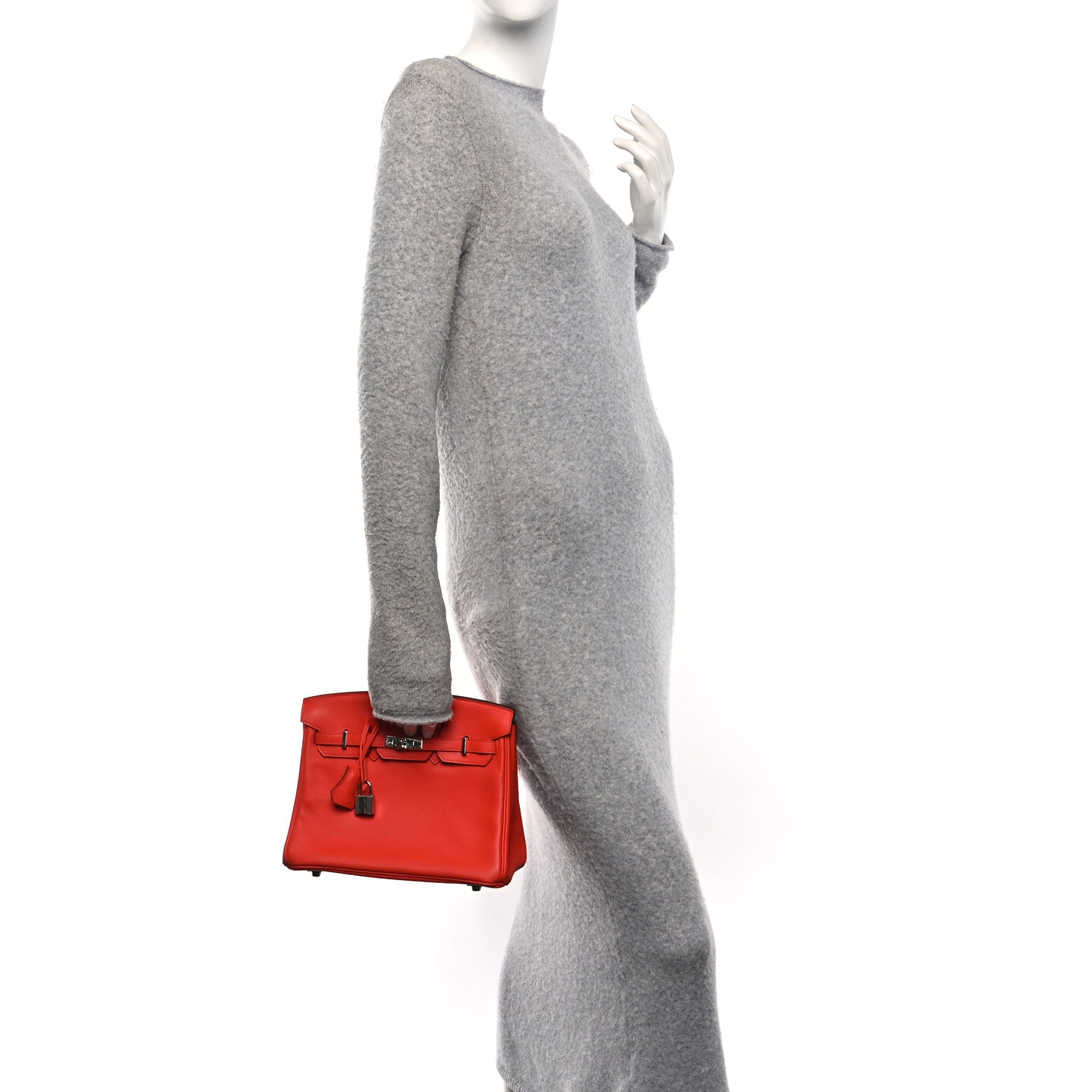 Hermes Swift Birkin 25 Capucine 2 of 10
